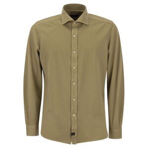Fay Men Cotton French Collar Shirt